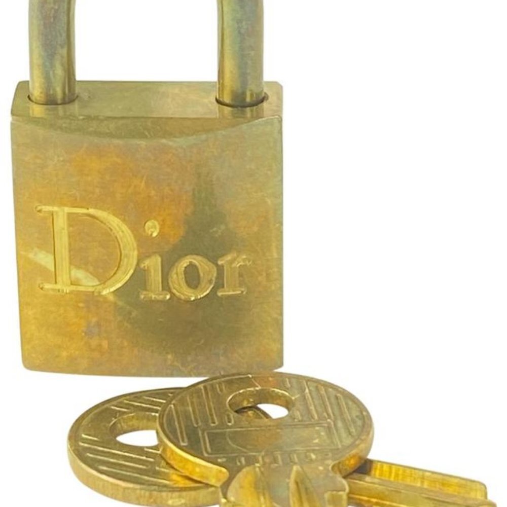Dior Gold Padlock and Key Set 17DIOR1117